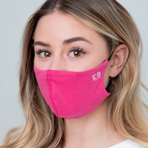 Behelfsmaske Pink mit ViralOff® zur Selbstreinigung